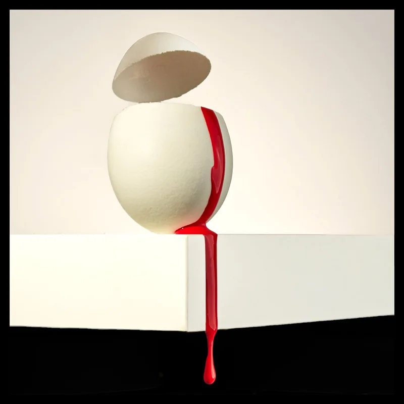 The bloody egg